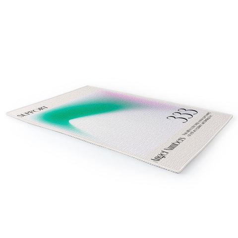 Mambo Art Studio Angel Numbers 333 Support Area Rug