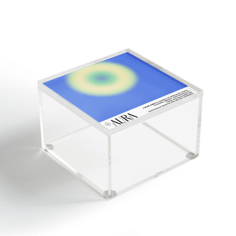Mambo Art Studio Aura Blue Acrylic Box