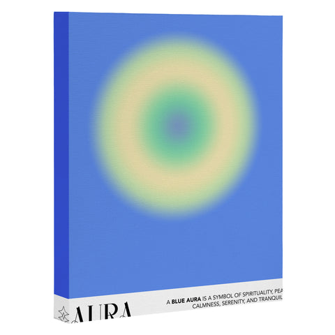 Mambo Art Studio Aura Blue Art Canvas