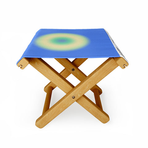Mambo Art Studio Aura Blue Folding Stool