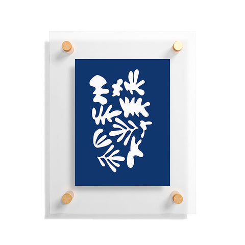 Mambo Art Studio Blue Cut Out Floating Acrylic Print