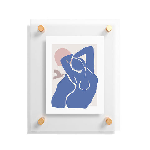 Mambo Art Studio Blue Summer Floating Acrylic Print