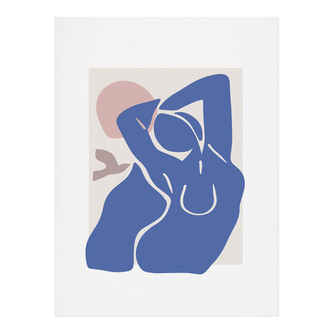 Mambo Art Studio Blue Summer Art Print