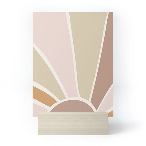 Mambo Art Studio Boho Retro Sun Mini Art Print