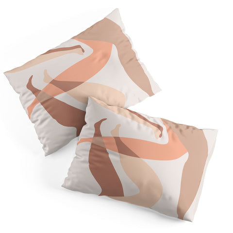 Mambo Art Studio Chilling in Neutrals Pillow Shams