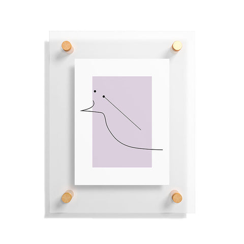 Mambo Art Studio Curves Number 2 Floating Acrylic Print