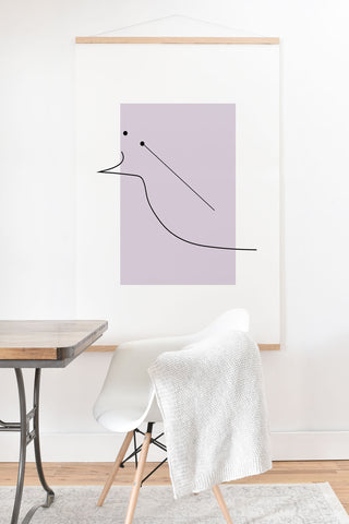 Mambo Art Studio Curves Number 2 Art Print And Hanger