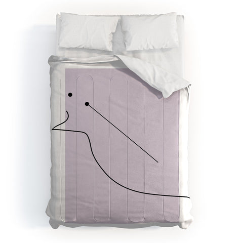 Mambo Art Studio Curves Number 2 Comforter