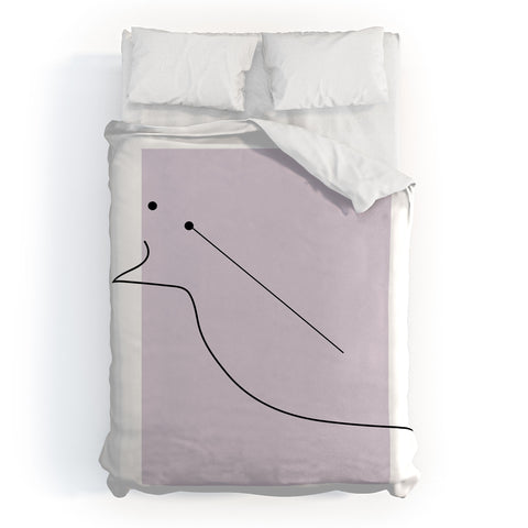 Mambo Art Studio Curves Number 2 Duvet Cover