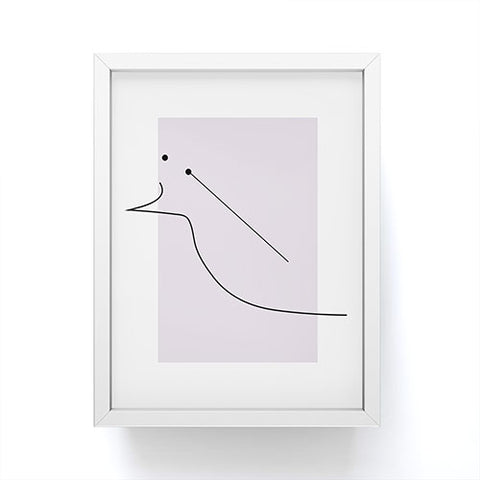 Mambo Art Studio Curves Number 2 Framed Mini Art Print