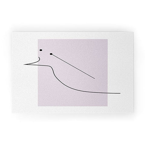 Mambo Art Studio Curves Number 2 Welcome Mat