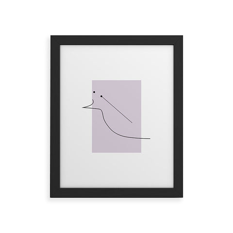 Mambo Art Studio Curves Number 2 Framed Art Print