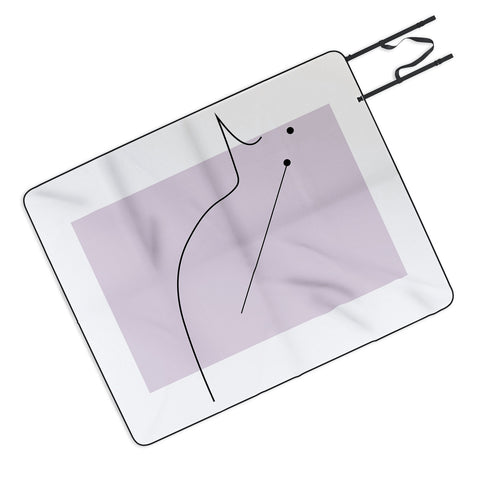 Mambo Art Studio Curves Number 2 Picnic Blanket