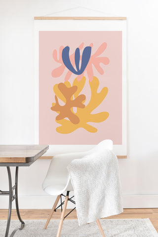 Mambo Art Studio Cut Out Pink Art Print And Hanger