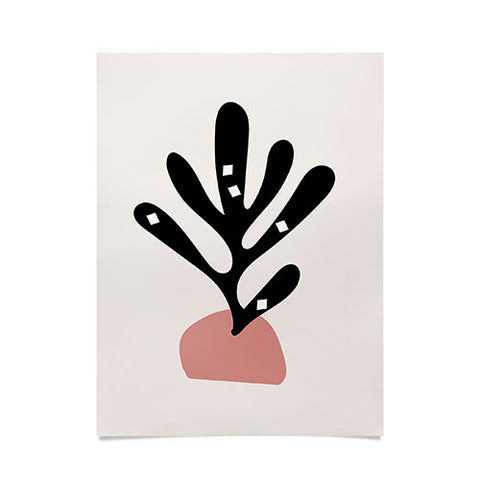 Mambo Art Studio Cut Out Plant Poster