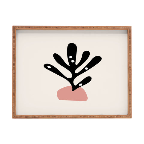 Mambo Art Studio Cut Out Plant Rectangular Tray