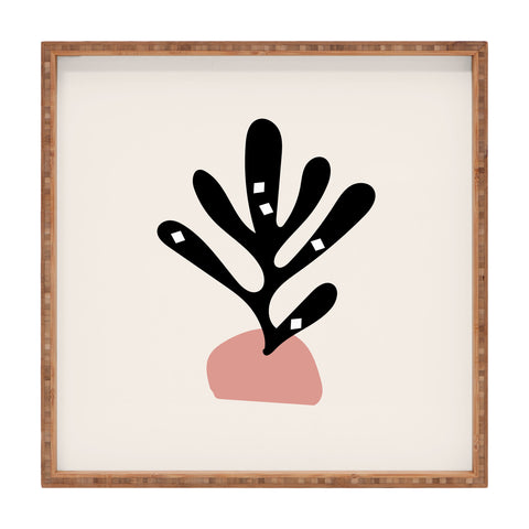 Mambo Art Studio Cut Out Plant Square Tray