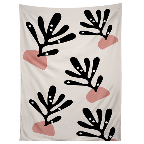 Mambo Art Studio Cut Out Plant Tapestry