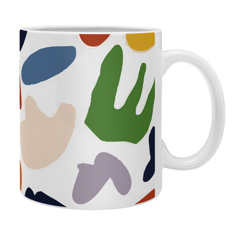 Mambo Art Studio Cut Out Shapes Vibrant Coffee Mug