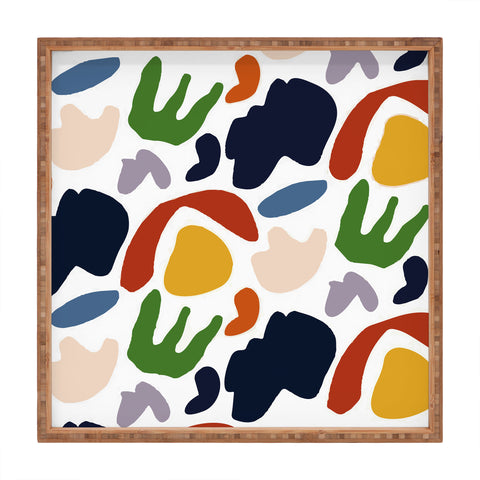 Mambo Art Studio Cut Out Shapes Vibrant Square Tray