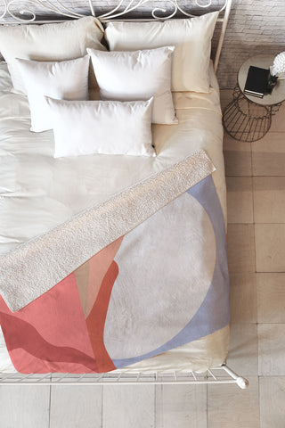 Mambo Art Studio Desert Sun Fleece Throw Blanket