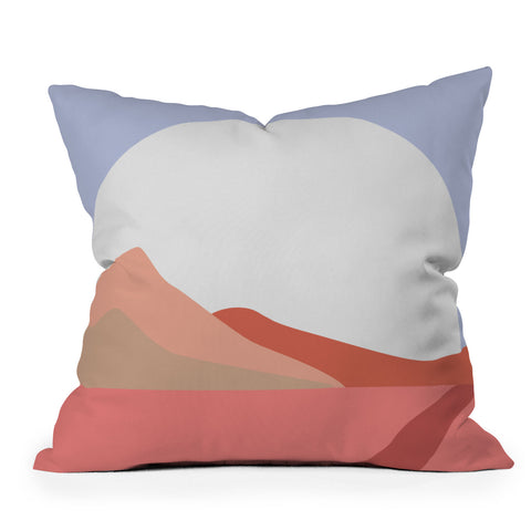 Mambo Art Studio Desert Sun Outdoor Throw Pillow