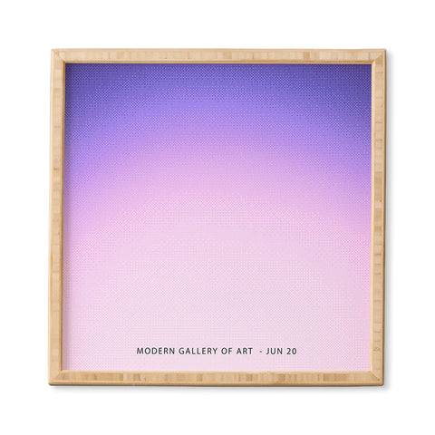 Mambo Art Studio Gradient Purple Framed Wall Art