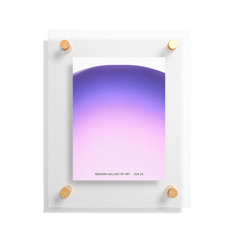 Mambo Art Studio Gradient Purple Floating Acrylic Print