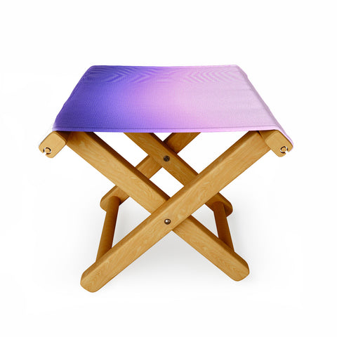 Mambo Art Studio Gradient Purple Folding Stool