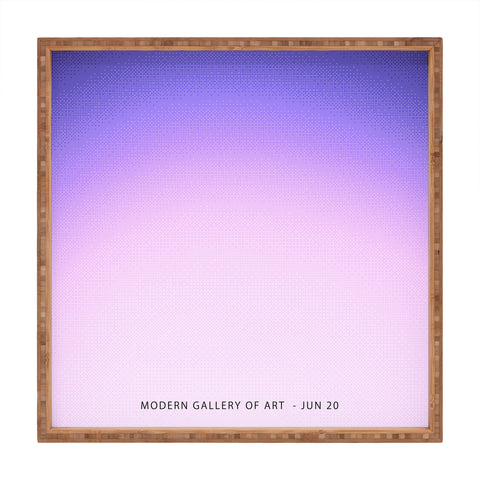 Mambo Art Studio Gradient Purple Square Tray