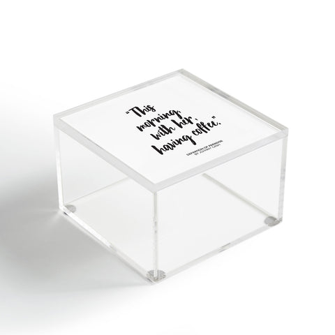 Mambo Art Studio Johnny Cash Quote Acrylic Box