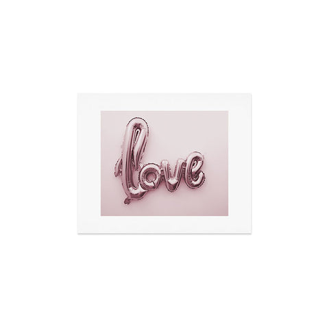 Mambo Art Studio Love Pink Balloon Art Print