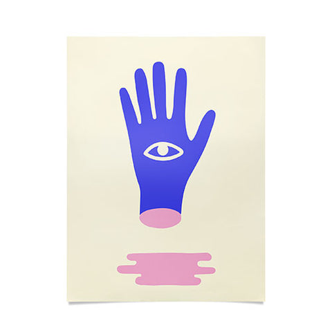 Mambo Art Studio Lucky Hand Eye Poster