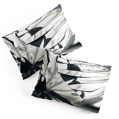 Mambo Art Studio Monstera Monochrome Pillow Shams