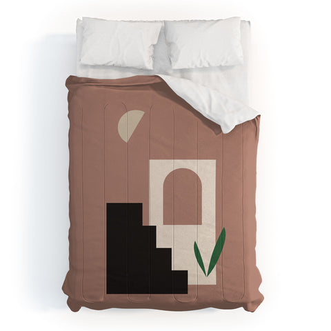 Mambo Art Studio Natural Landscape Minimal Comforter