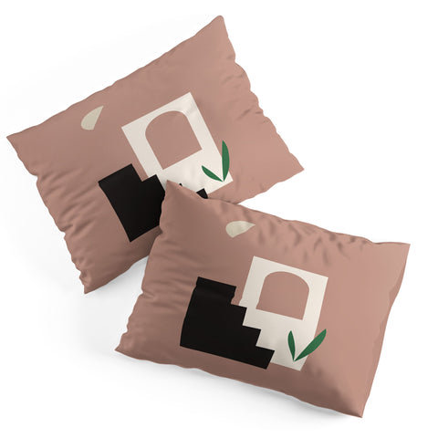 Mambo Art Studio Natural Landscape Minimal Pillow Shams