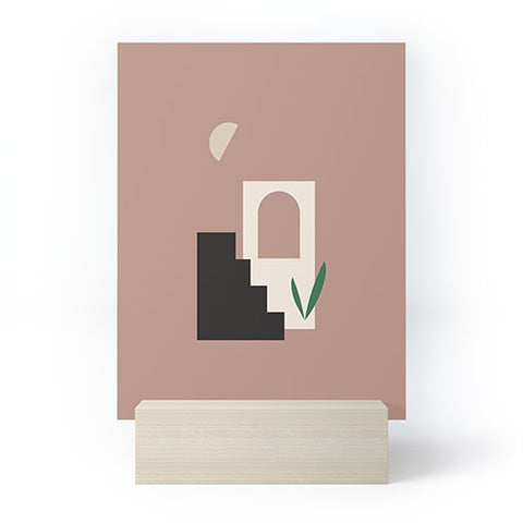 Mambo Art Studio Natural Landscape Minimal Mini Art Print