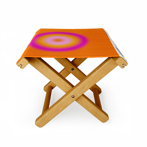 Mambo Art Studio Orange Aura Folding Stool