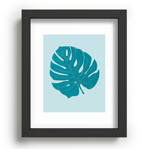 Mambo Art Studio Paper Monstera Recessed Framing Rectangle
