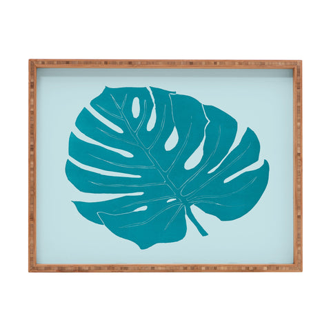 Mambo Art Studio Paper Monstera Rectangular Tray