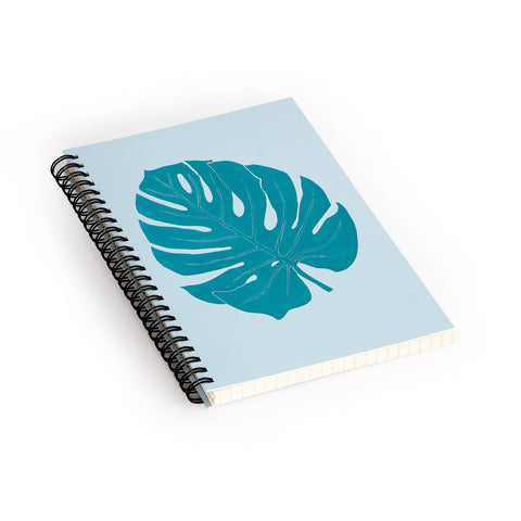 Mambo Art Studio Paper Monstera Spiral Notebook