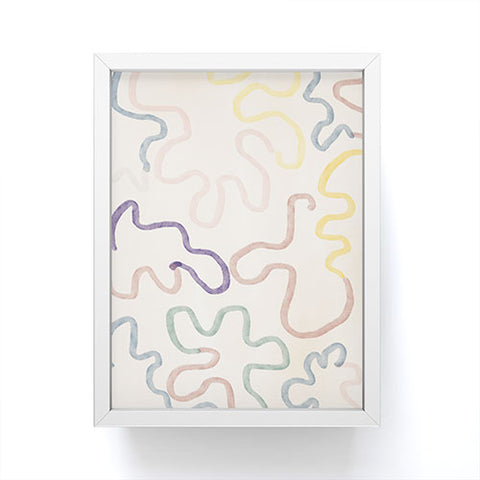 Mambo Art Studio Pastel Camouflage Framed Mini Art Print