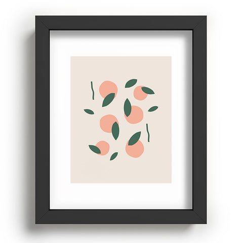 Mambo Art Studio Peaches and Oranges Recessed Framing Rectangle
