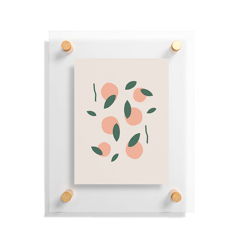 Mambo Art Studio Peaches and Oranges Floating Acrylic Print