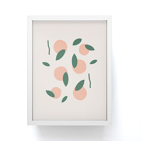 Mambo Art Studio Peaches and Oranges Framed Mini Art Print