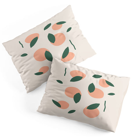 Mambo Art Studio Peaches and Oranges Pillow Shams