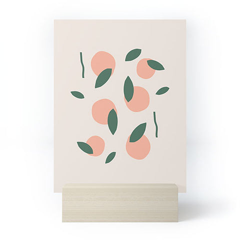 Mambo Art Studio Peaches and Oranges Mini Art Print