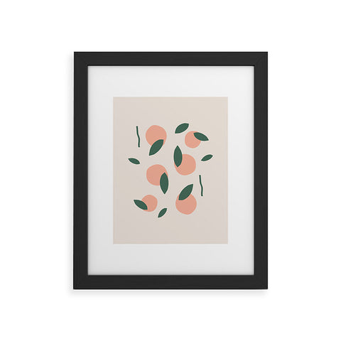 Mambo Art Studio Peaches and Oranges Framed Art Print