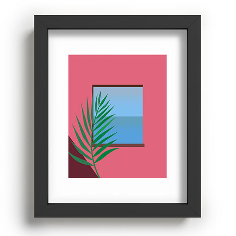 Mambo Art Studio Pink View Recessed Framing Rectangle