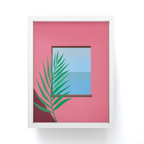 Mambo Art Studio Pink View Framed Mini Art Print
